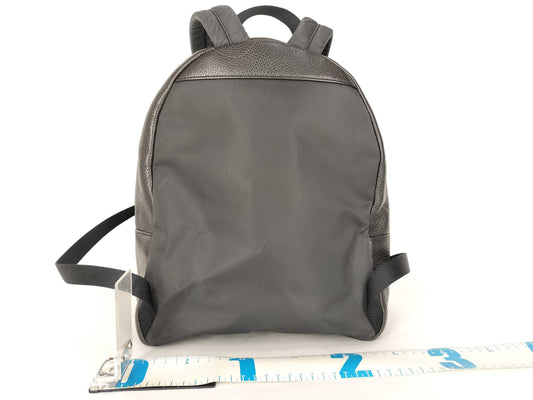COACH Backpack Leather and Nylon F30550 Black 