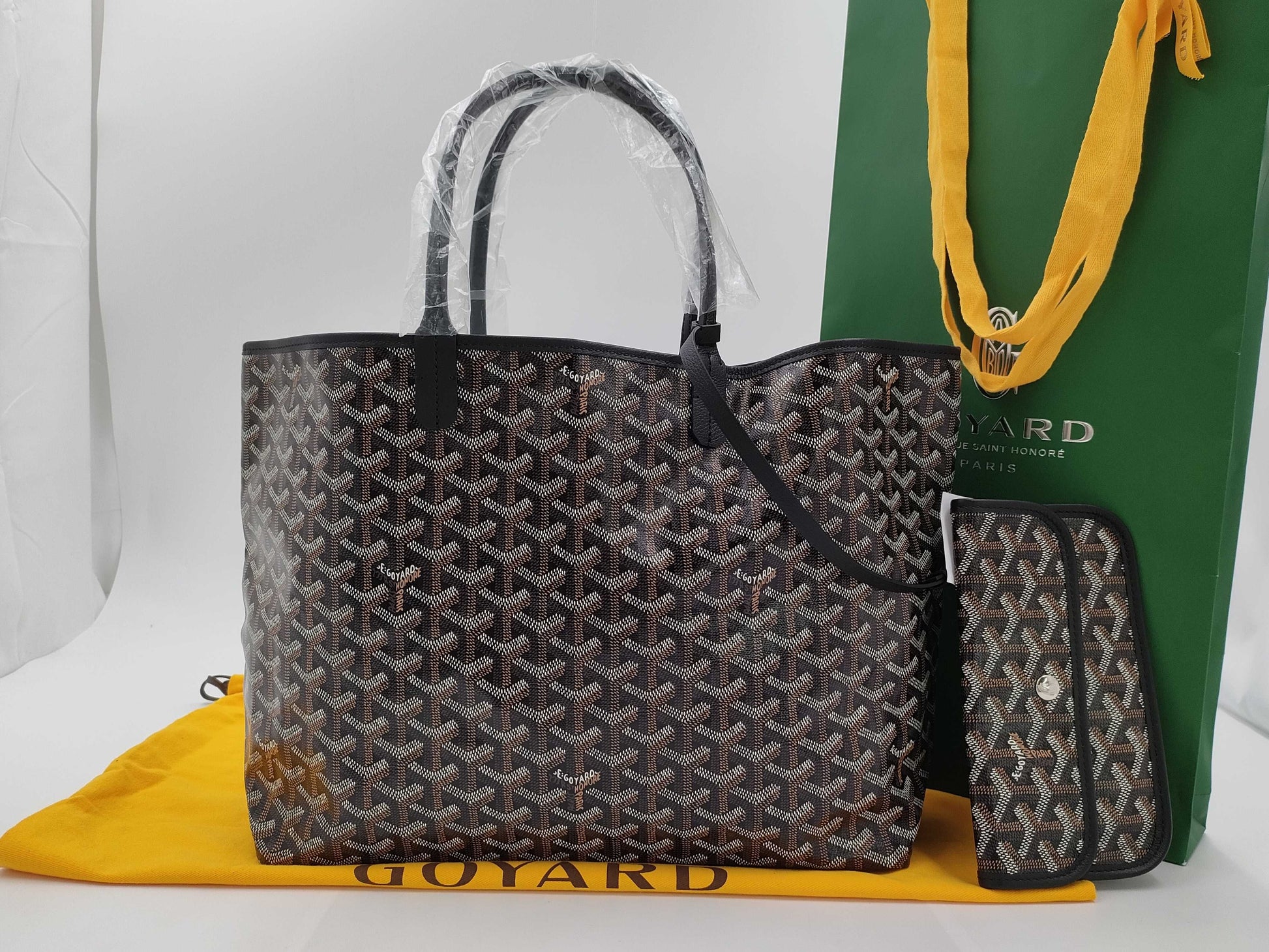GOYARD Saint-Louis PM Black New Tote Bag