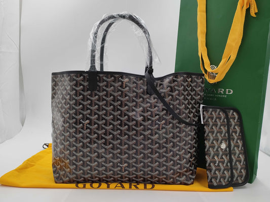 GOYARD Saint-Louis PM Black New Tote Bag