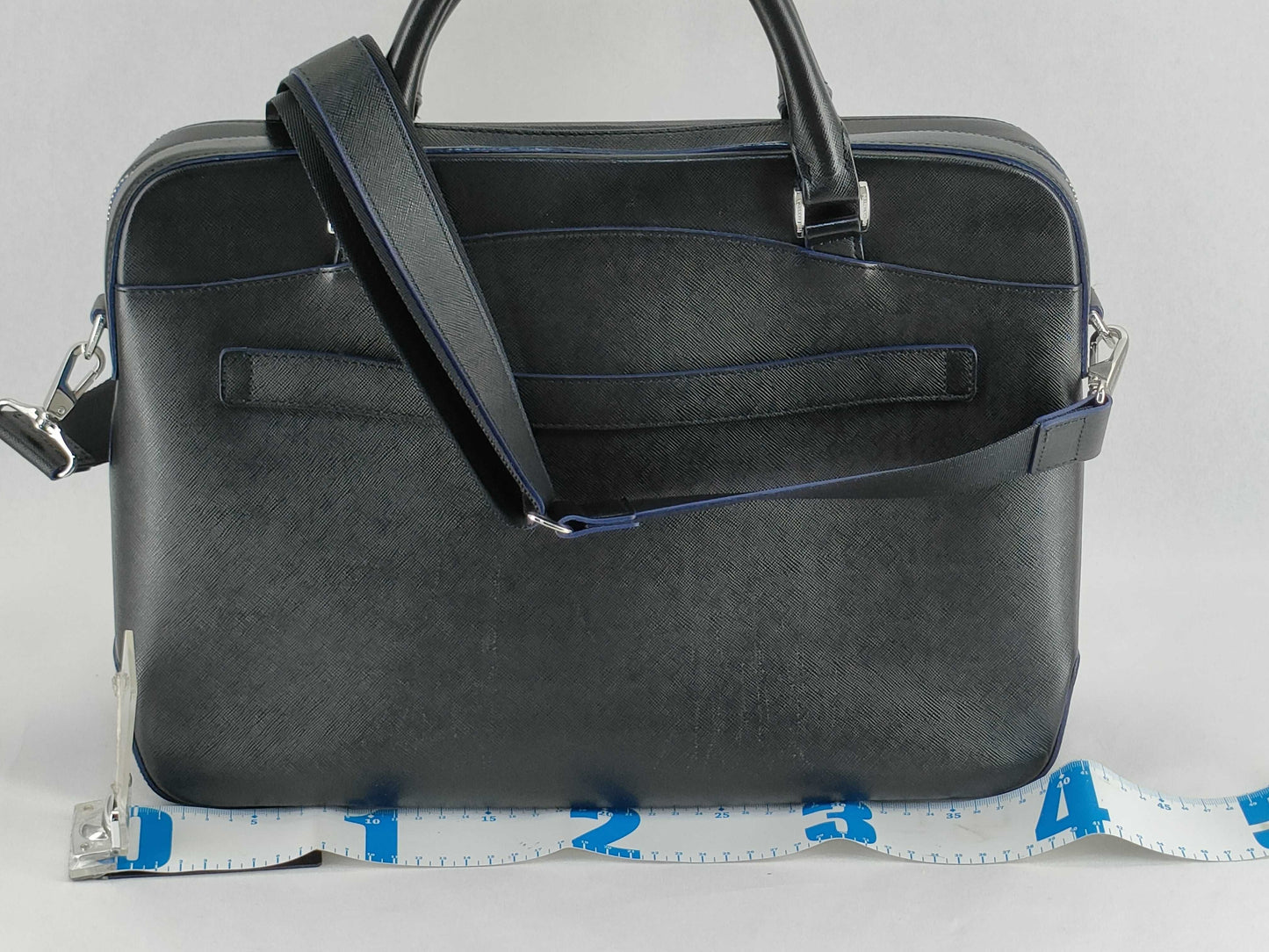 Pelle Morbida Leather Briefcase Black Business Bag