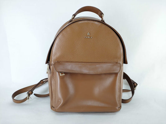 FURLA FURLA Leather Backpack Brown