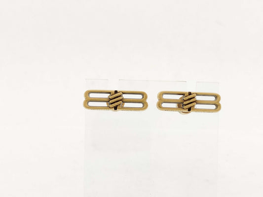 BALENCIAGA BB ICON Gold 5.8g Unused Earrings