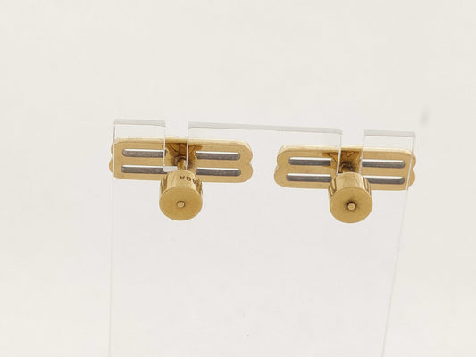 BALENCIAGA BB ICON Gold 5.8g Unused Earrings