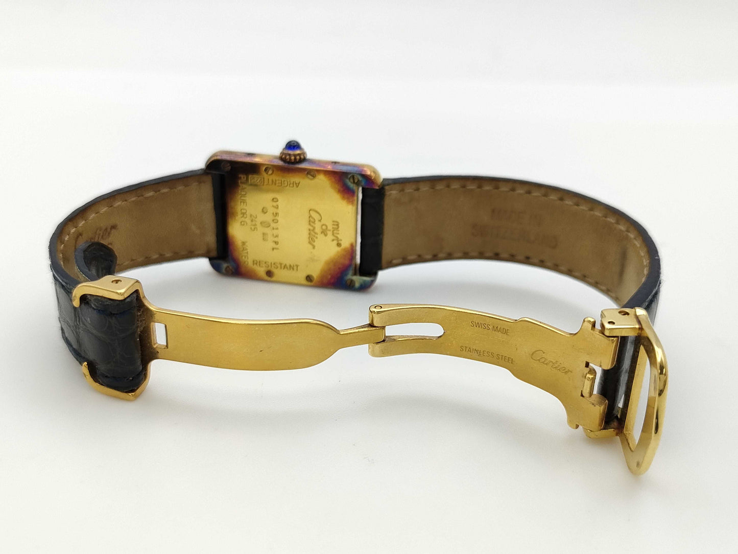 Cartier Must Tank W1013854 2415925 Quartz Women's Watch