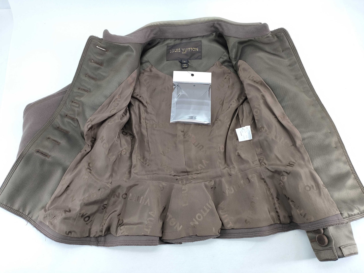 LOUIS VUITTON LOUIS VUITTON Louis Vuitton LV Leather Jacket with Accessories