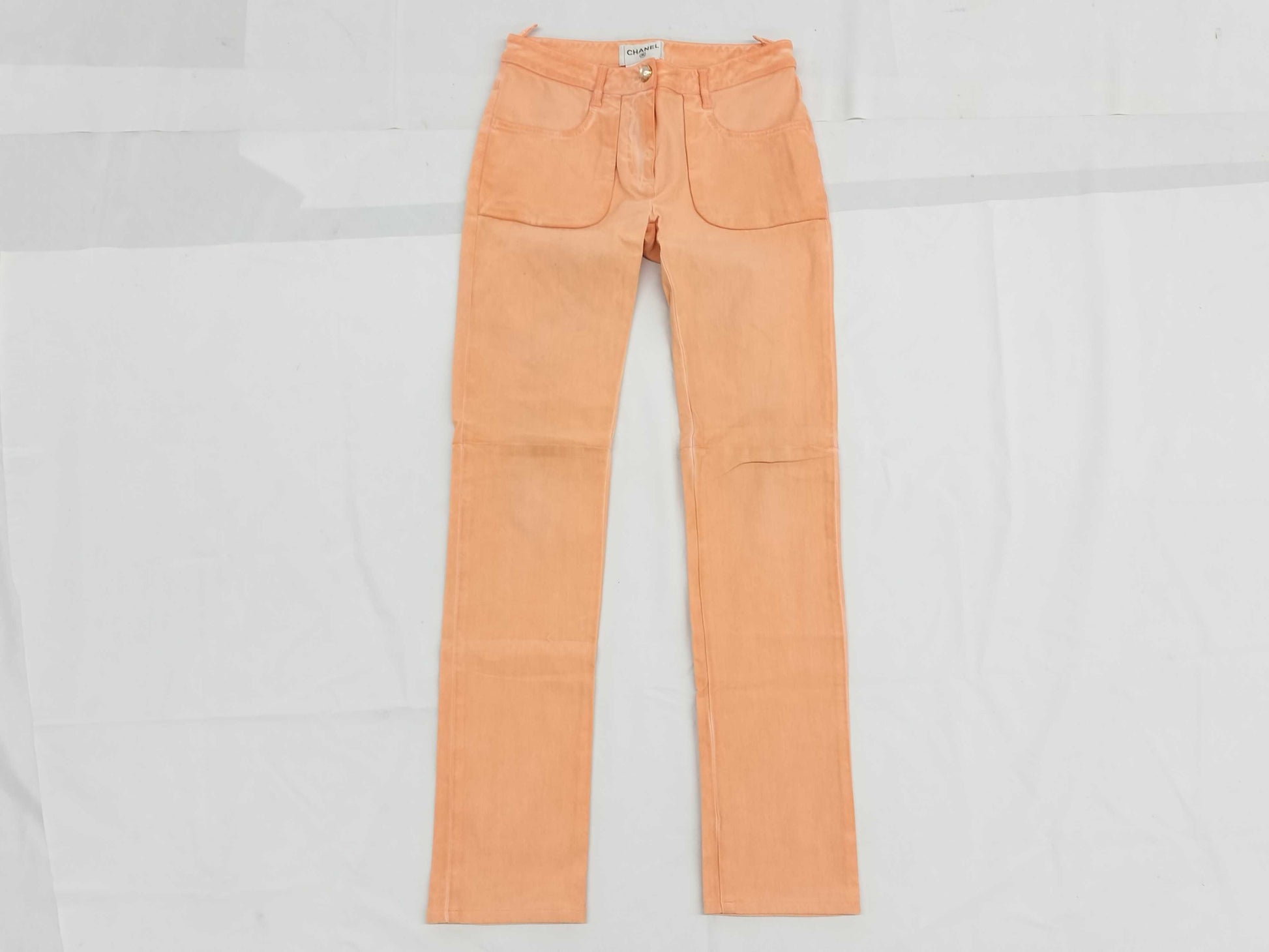 CHANEL CHANEL Denim Pants Jeans Coco Mark P43682V32195 Pants