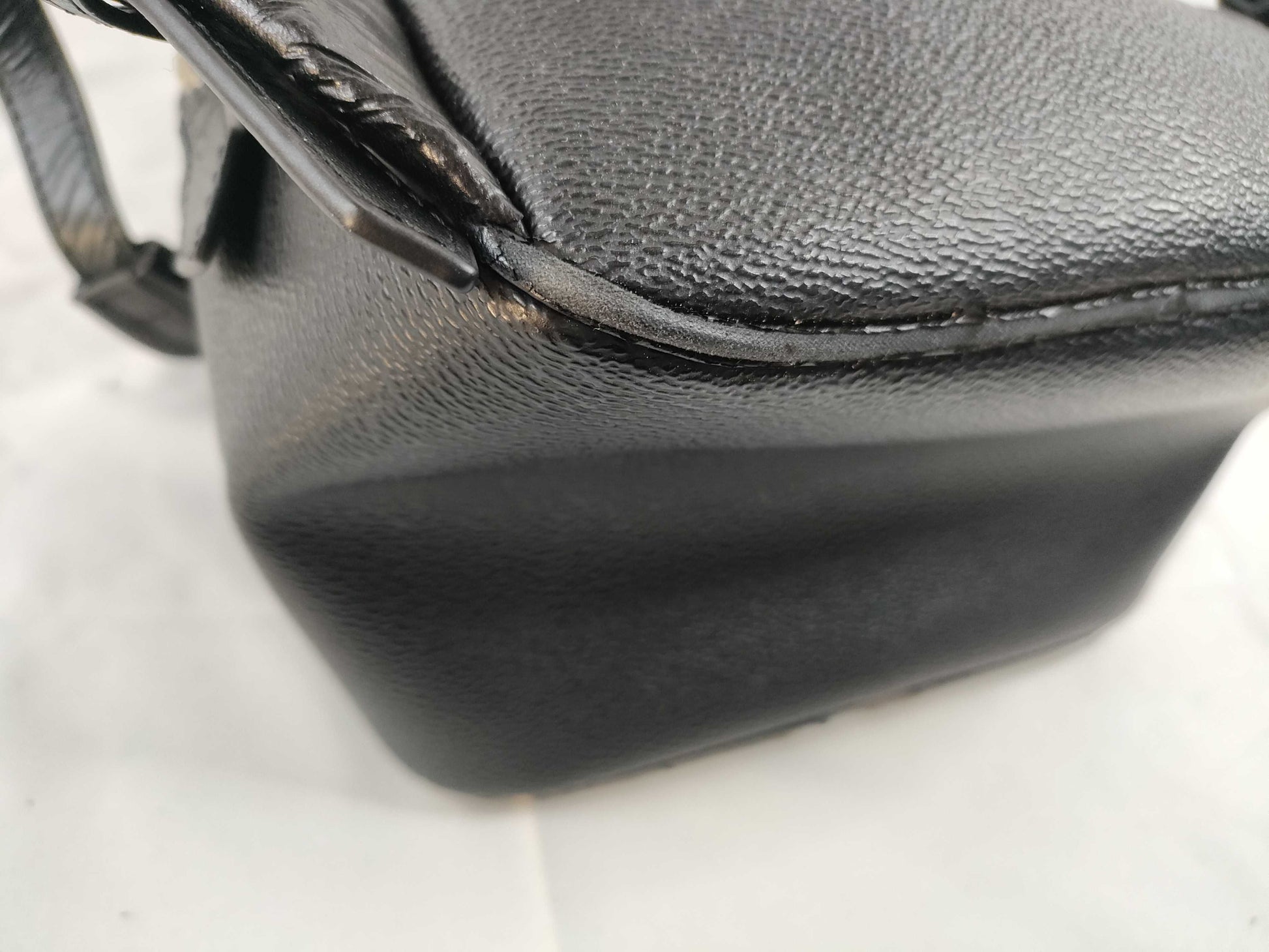 Vivienne Westwood Orb Backpack, Black Leather