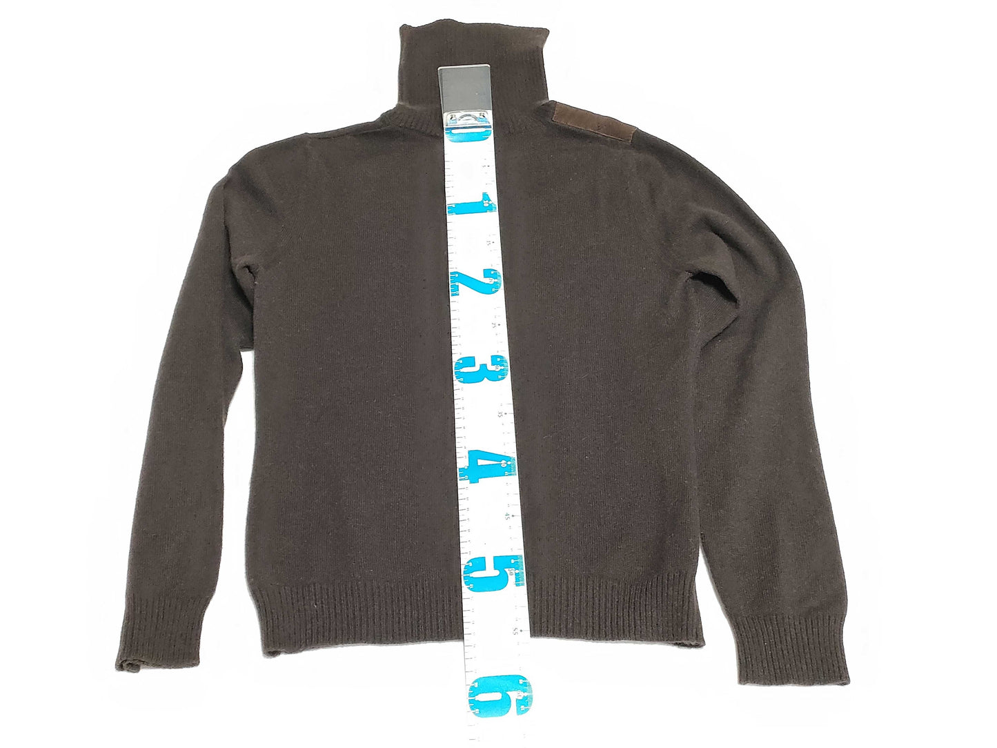 LOEWE LOEWE Turtleneck L Size Anagram x Suede x Cashmere Top