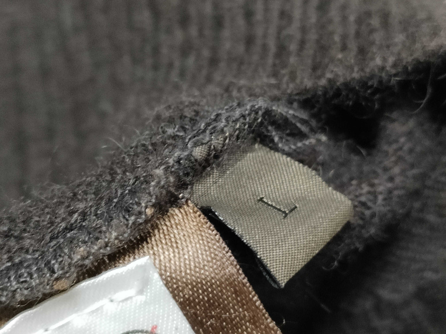 LOEWE LOEWE Turtleneck L Size Anagram x Suede x Cashmere Top