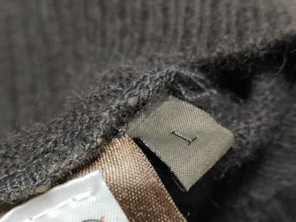 LOEWE LOEWE Turtleneck L Size Anagram x Suede x Cashmere Top