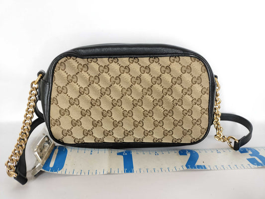 GUCCI GG Canvas Gucci Camera Shoulder Bag Shoulder Bag