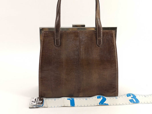 Yves Saint Laurent Lizard Leather Handbag