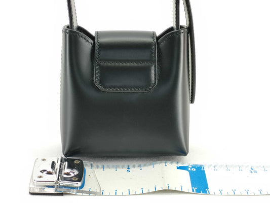 Salvatore Ferragamo Gancini TRIFOLIO MINI Leather Mini Handbag/Pouch