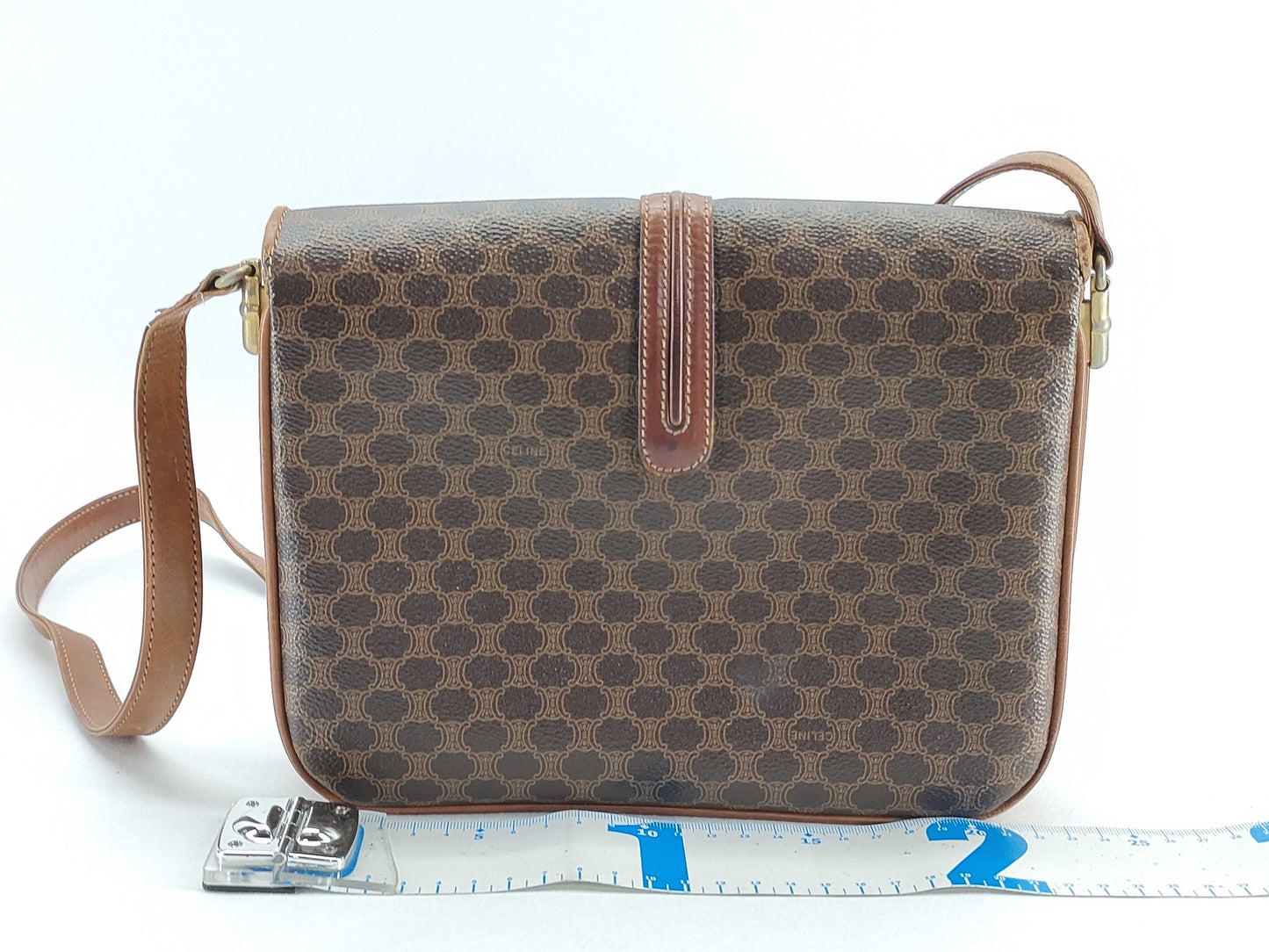 CELINE Macadam Shoulder Bag