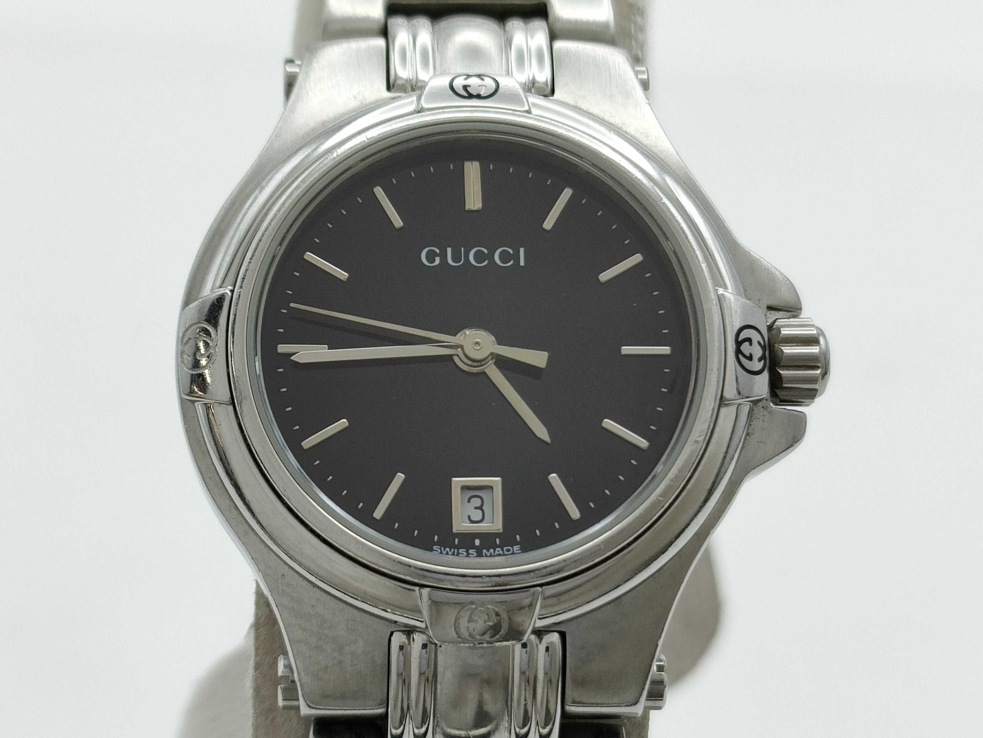 GUCCI 9040L 0140951 Black Dial Quartz Immovable Women's Watch
