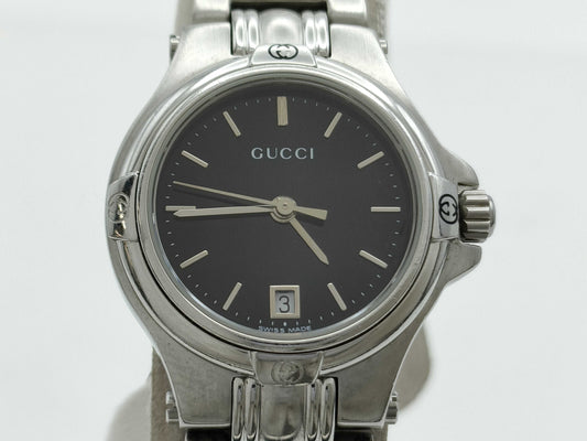 GUCCI 9040L 0140951 Black Dial Quartz Immovable Women's Watch