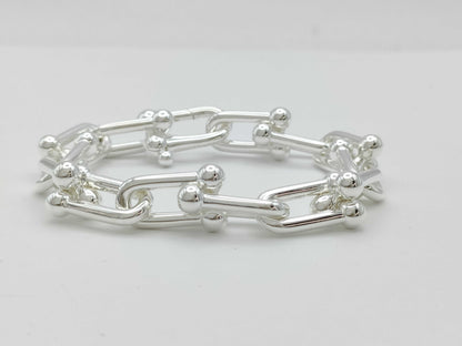 Tiffany & Co. Hardware Large Link L Bracelet AG925 59.9g Bracelet Bangle