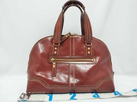 COACH Legacy Turnlock Leather Boston Bag 11085 Handbag