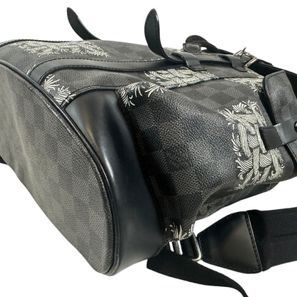 LOUIS VUITTON Damier Graffit Christopher PM Backpack Rucksack Nemes N41571 Rucksack