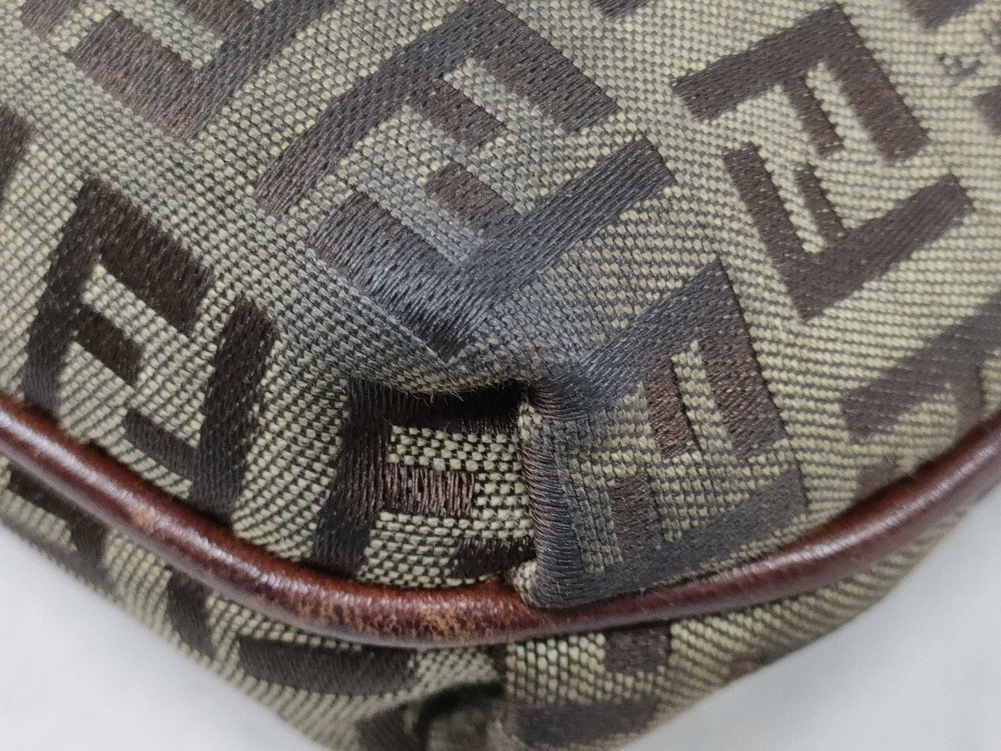 FENDI Zucchino Shoulder Bag