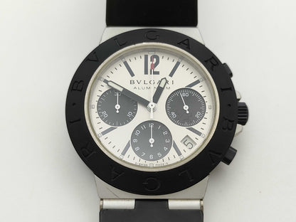 BVLGARI Aluminum AC38TA L17408 Automatic Immovable Men's Watch