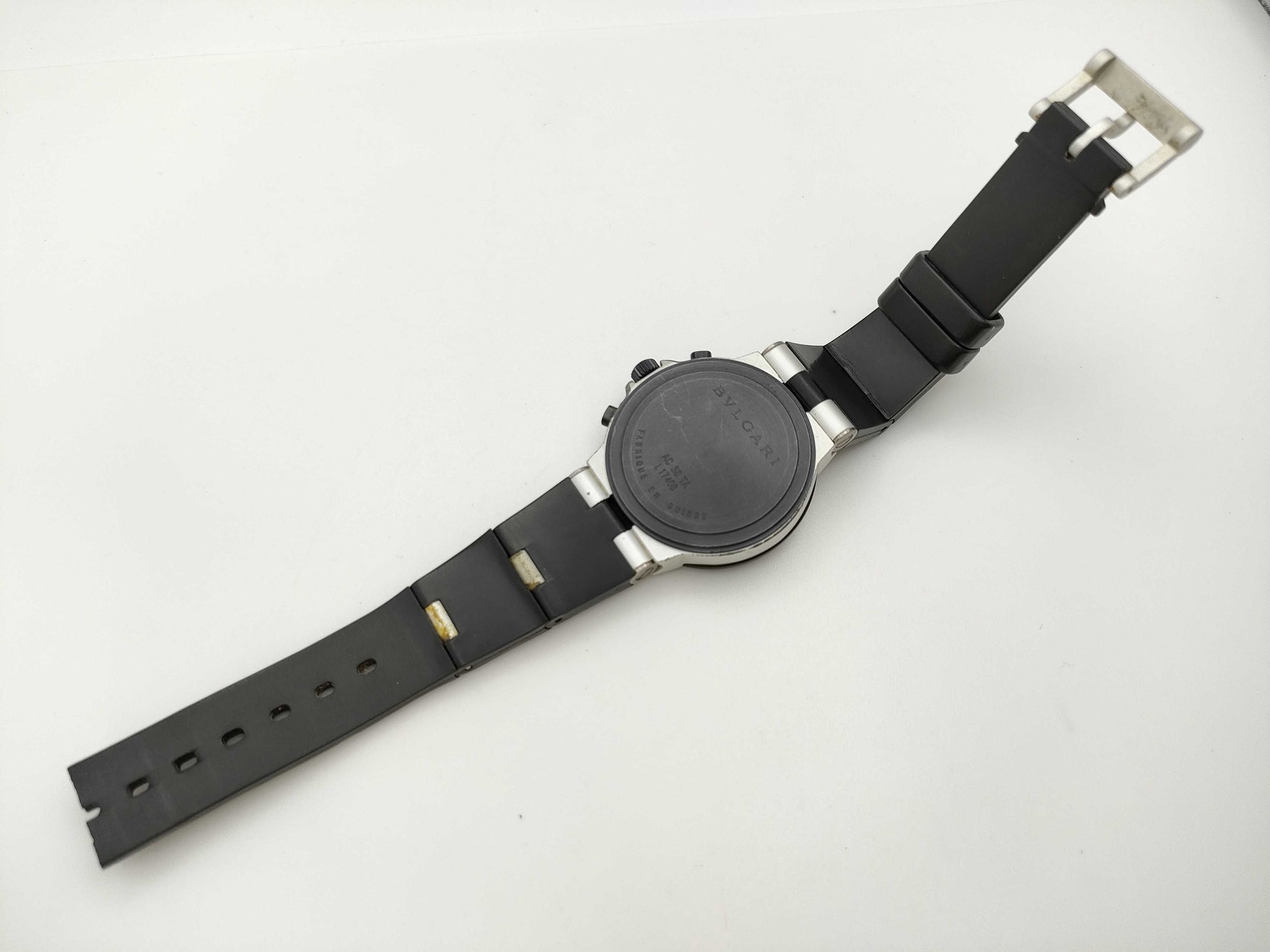 BVLGARI Aluminum AC38TA L17408 Automatic Immovable Men's Watch