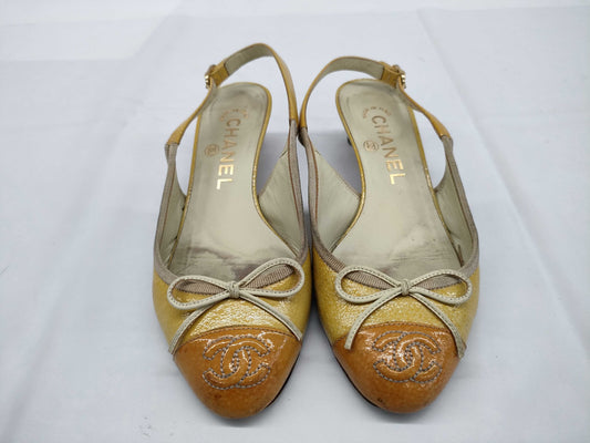 CHANEL Coco Mark Mule Pumps