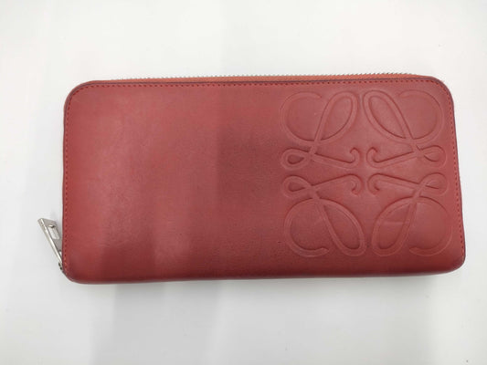 LOEWE Round Zipper Pink x Black Wallet