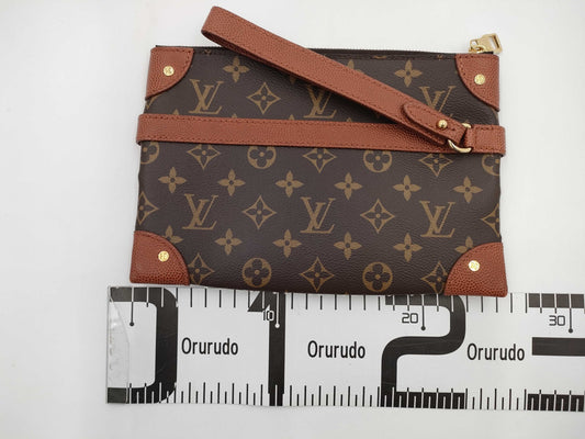 LOUIS VUITTON Louis Vuitton Pouch M80543 Monogram Net Flat Pouch NBA Collaboration Tea Pouch