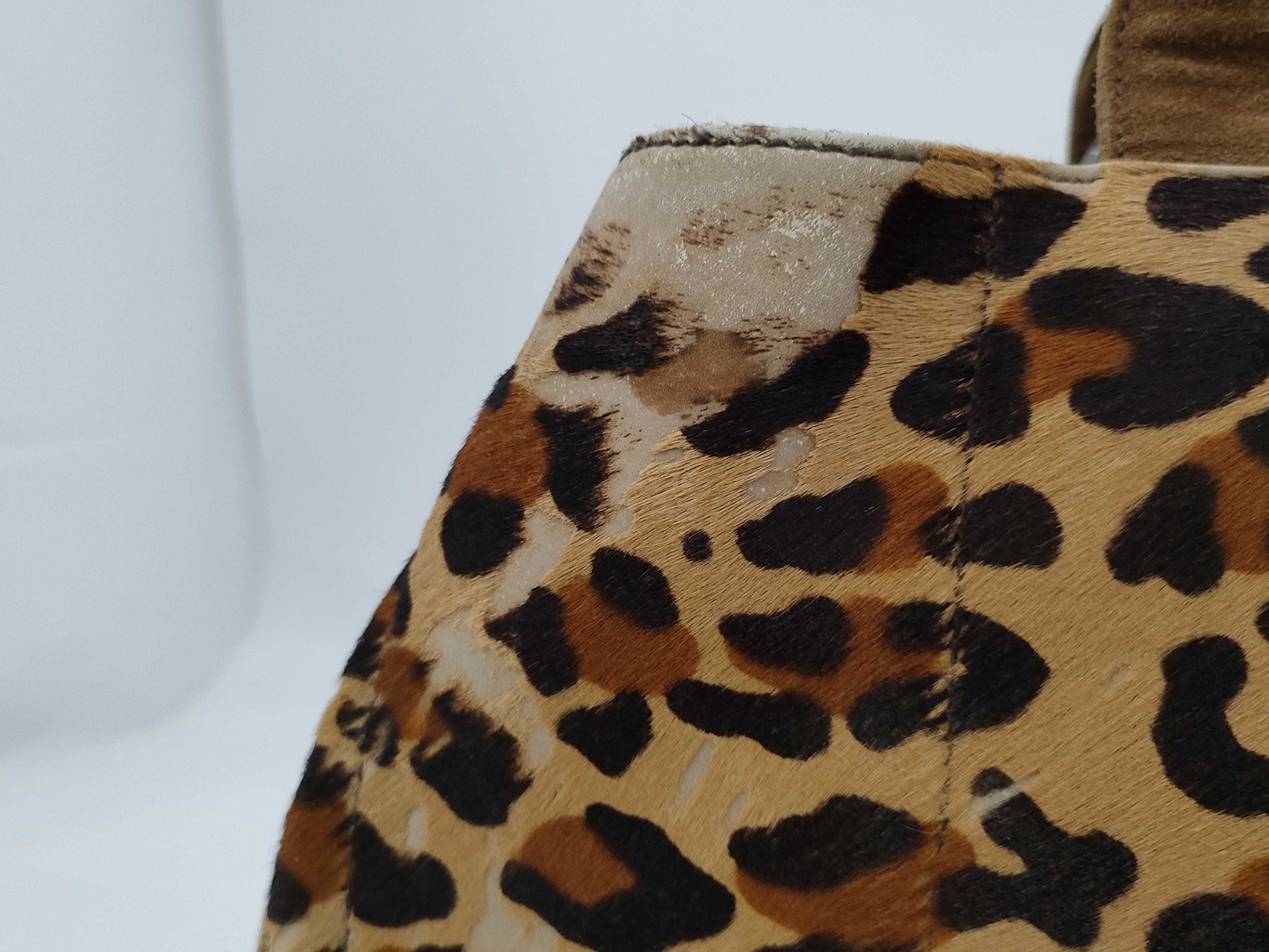 PRADA Bag BN1872 Kanapa Leopard Print Tote Bag