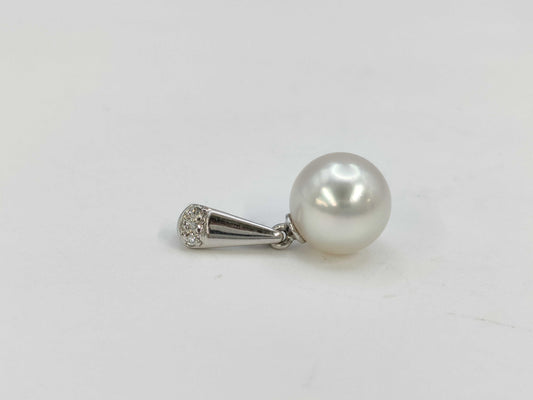 TASAKI Pearl Diameter Approx. 8.8mm D0.02ct PT900 1.8g Pendant Top 