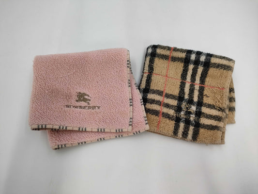 Burberrys Check Towel Handkerchief 2 Other Accessories
