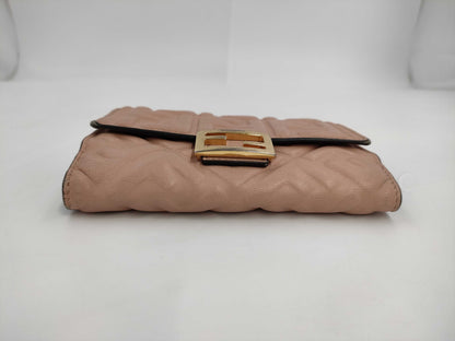 FENDI Zucca Mamma Embossed Folding Wallet Wallet