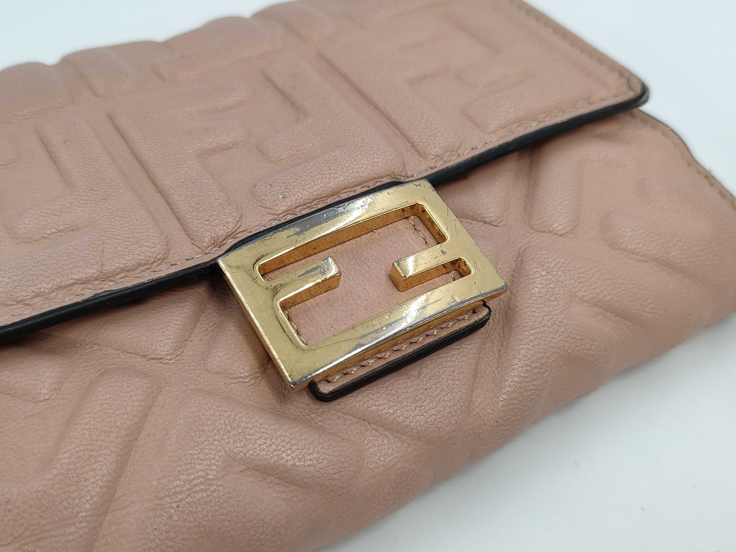 FENDI Zucca Mamma Embossed Folding Wallet Wallet