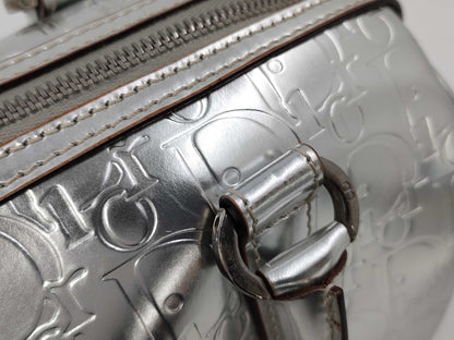 Dior Boston Trotter Silver Handbag