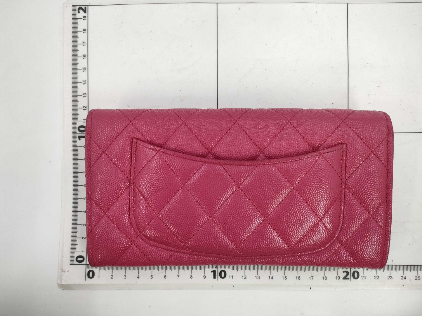 CHANEL CHANEL Caviar Skin Matlasse Long Wallet PNK Wallet