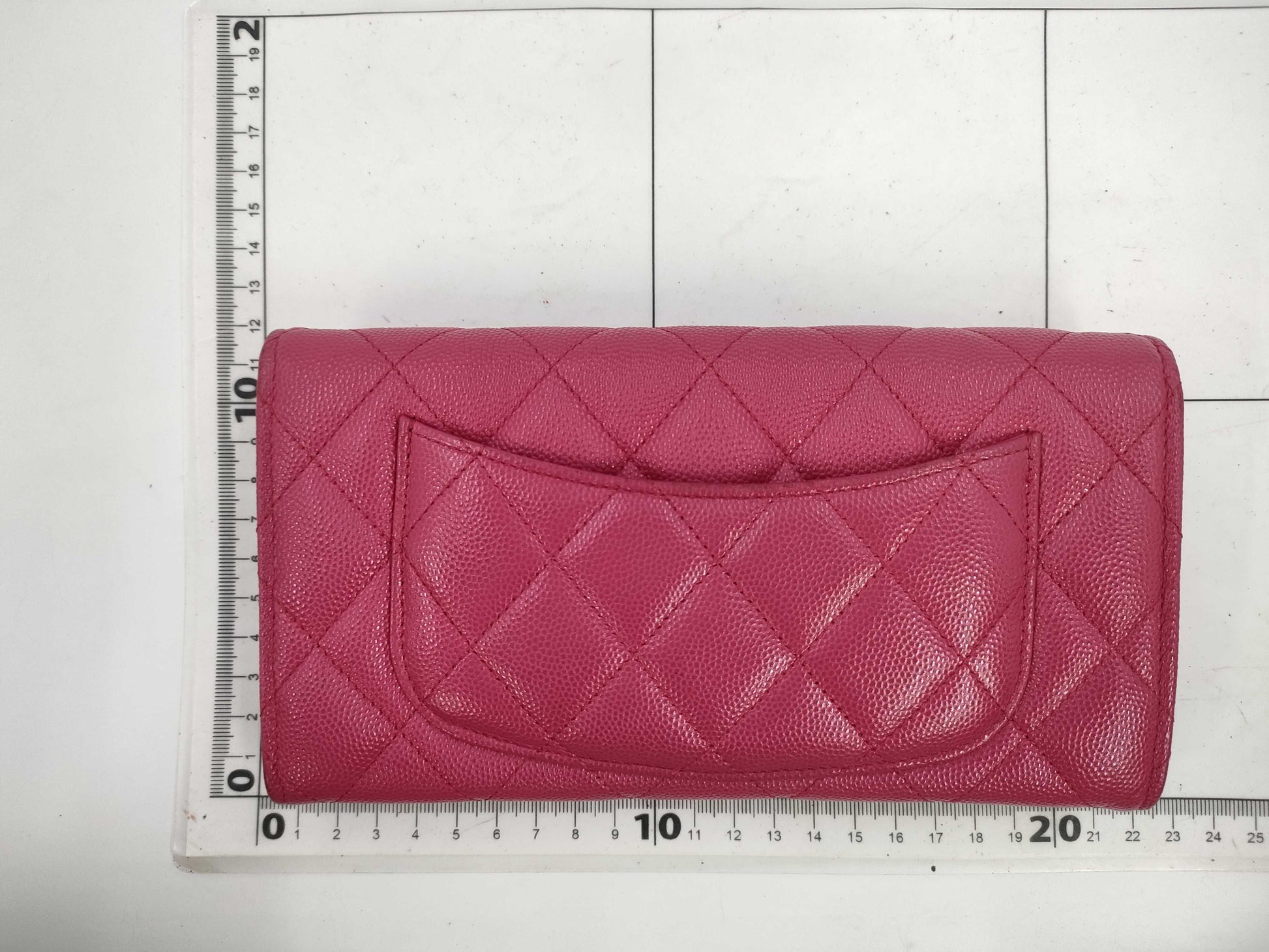 CHANEL CHANEL Caviar Skin Matlasse Long Wallet PNK Wallet