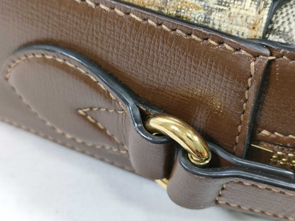 GUCCI GG Supreme GUCCI Horsebit GG Supreme Shoulder Shoulder Bag