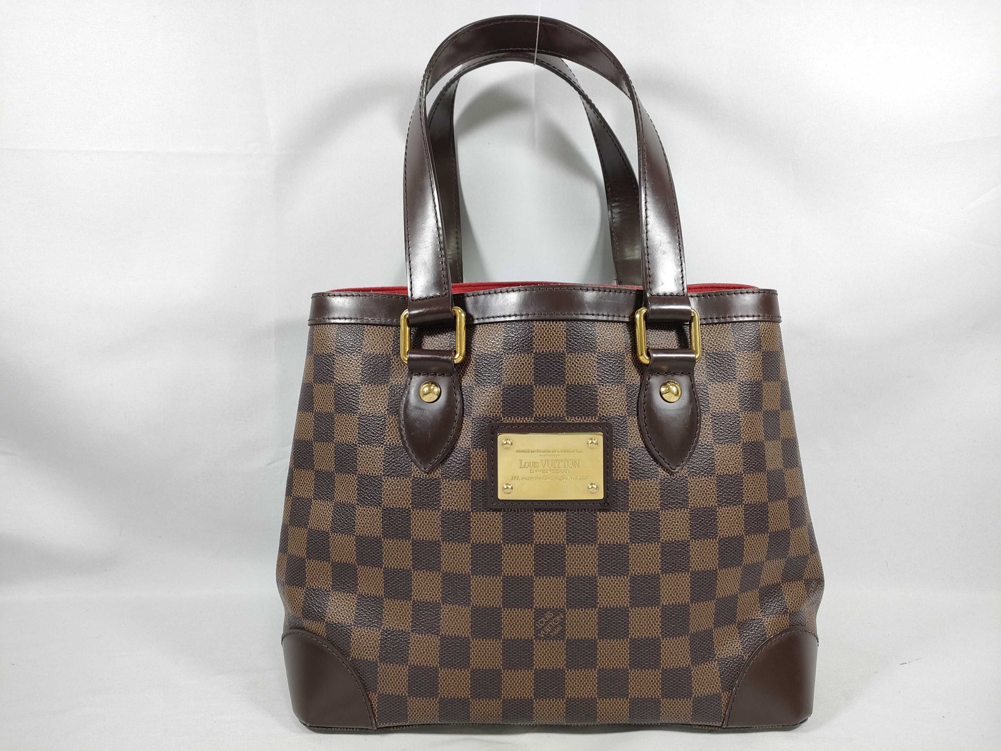 LOUIS VUITTON Damier LV Hampstead Damier Hand Handbag