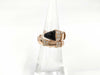 BVLGARI Serpenti Viper M Onyx Diamond PG Au750 9.7g Ring 