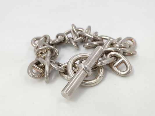 HERMES HERMES Shane Dunkle 10-Panel Bracelet Bangle