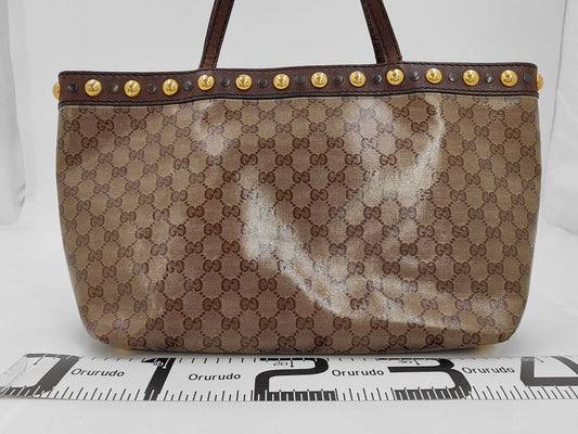 GUCCI GG Crystal Brown 207291 Tote Bag