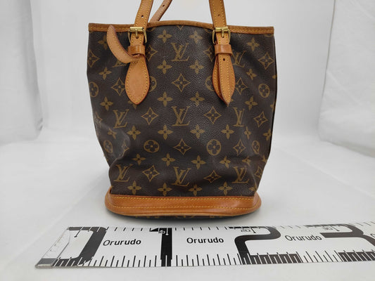LOUIS VUITTON Louis Vuitton Monogram Bucket PM VI0999 Tote Bag