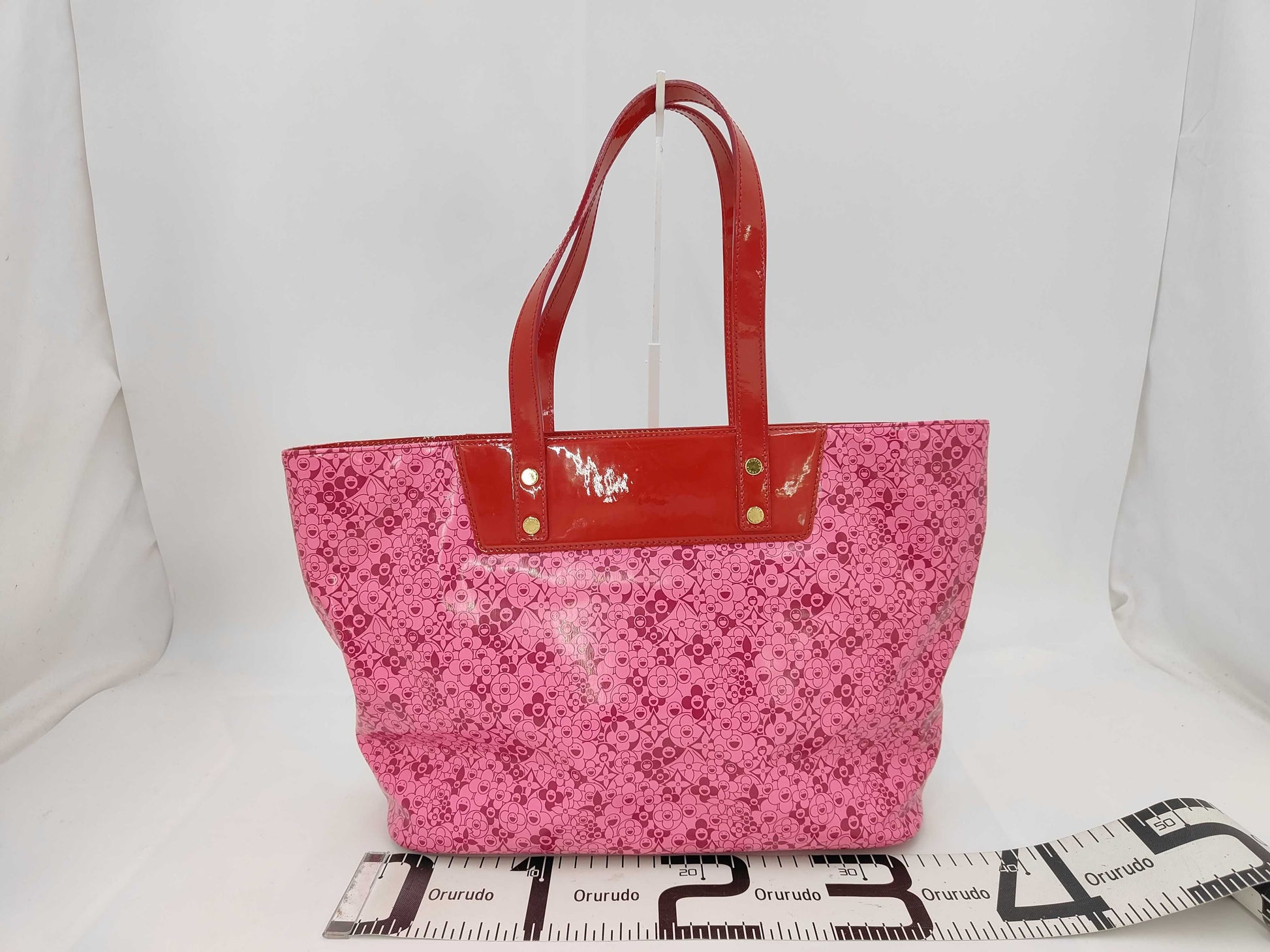 LOUIS VUITTON Louis Vuitton Beach Cosmic Blossom PM Rose RC0110 Takashi Murakami Collaboration Tote Bag