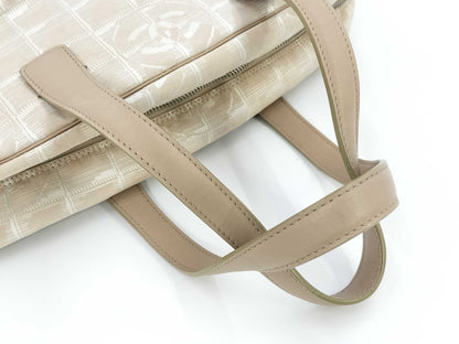 CHANEL New Travel Nylon Beige 6454014 Handbag
