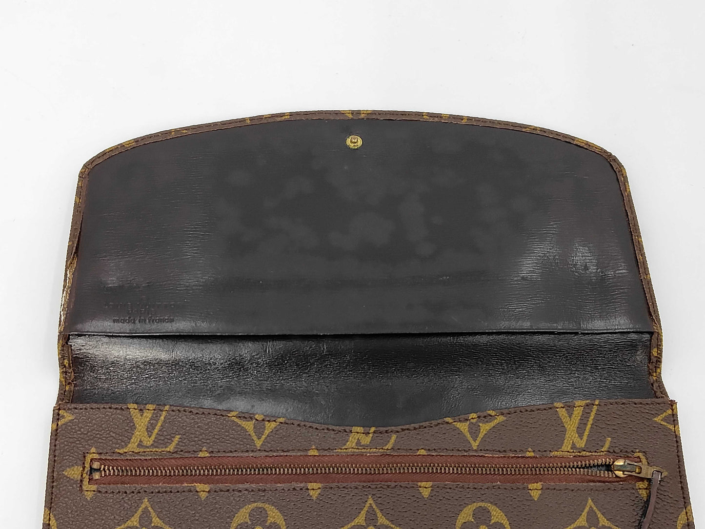 LOUIS VUITTON Louis Vuitton Monogram Pochette Lava 23 Serial Unknown Clutch Bag