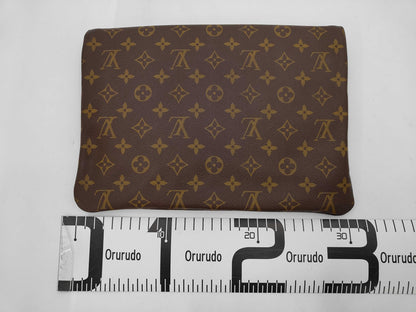 LOUIS VUITTON Louis Vuitton Monogram Pochette Priant Serial Unknown Clutch Bag