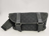 GUCCI Gucci GG Canvas Body Bag Black 145851 Shoulder Bag