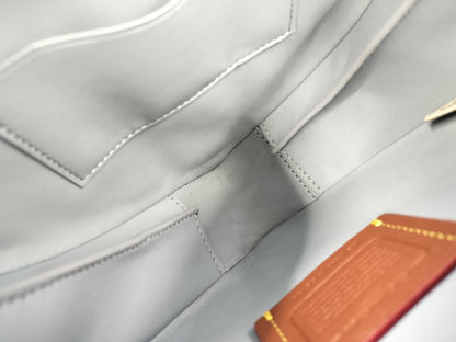 COACH Coach Shoulder Bag Quilted Leather Grey Heart CE725 Shoulder Bag