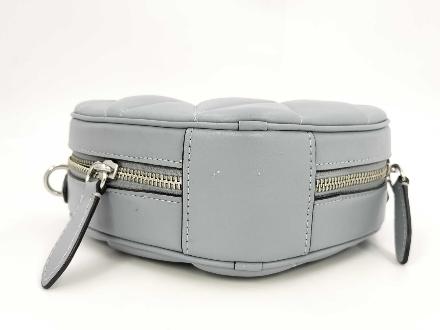 COACH Coach Shoulder Bag Quilted Leather Grey Heart CE725 Shoulder Bag